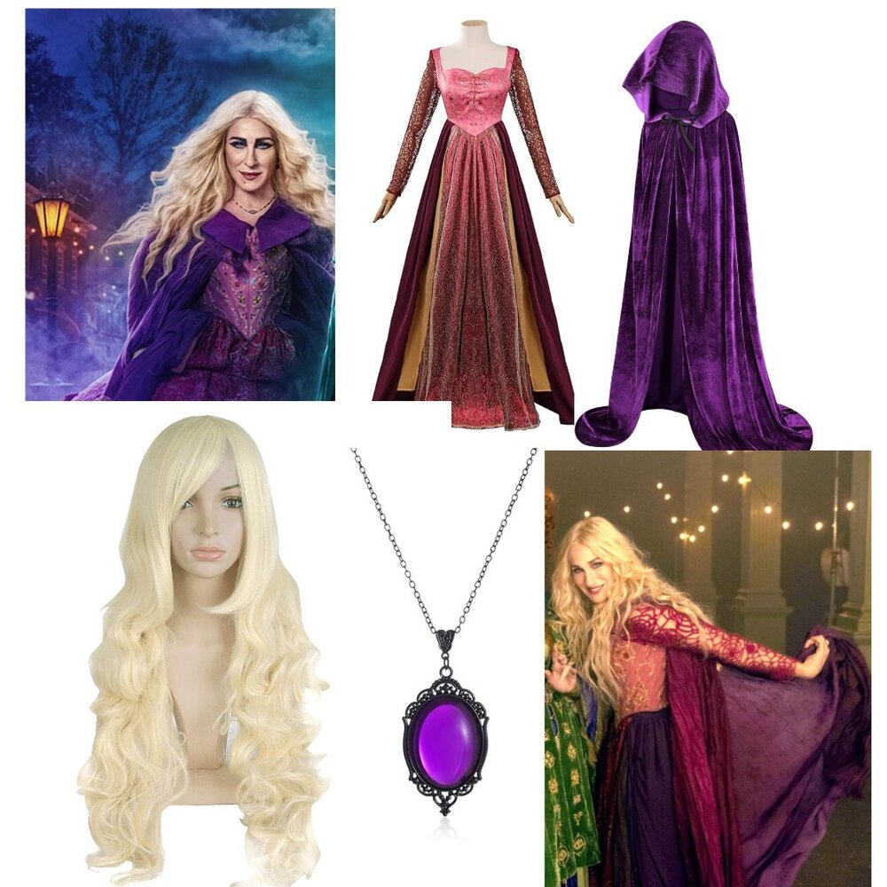 Hocus Pocus Sarah Sanderson Costume Complete New